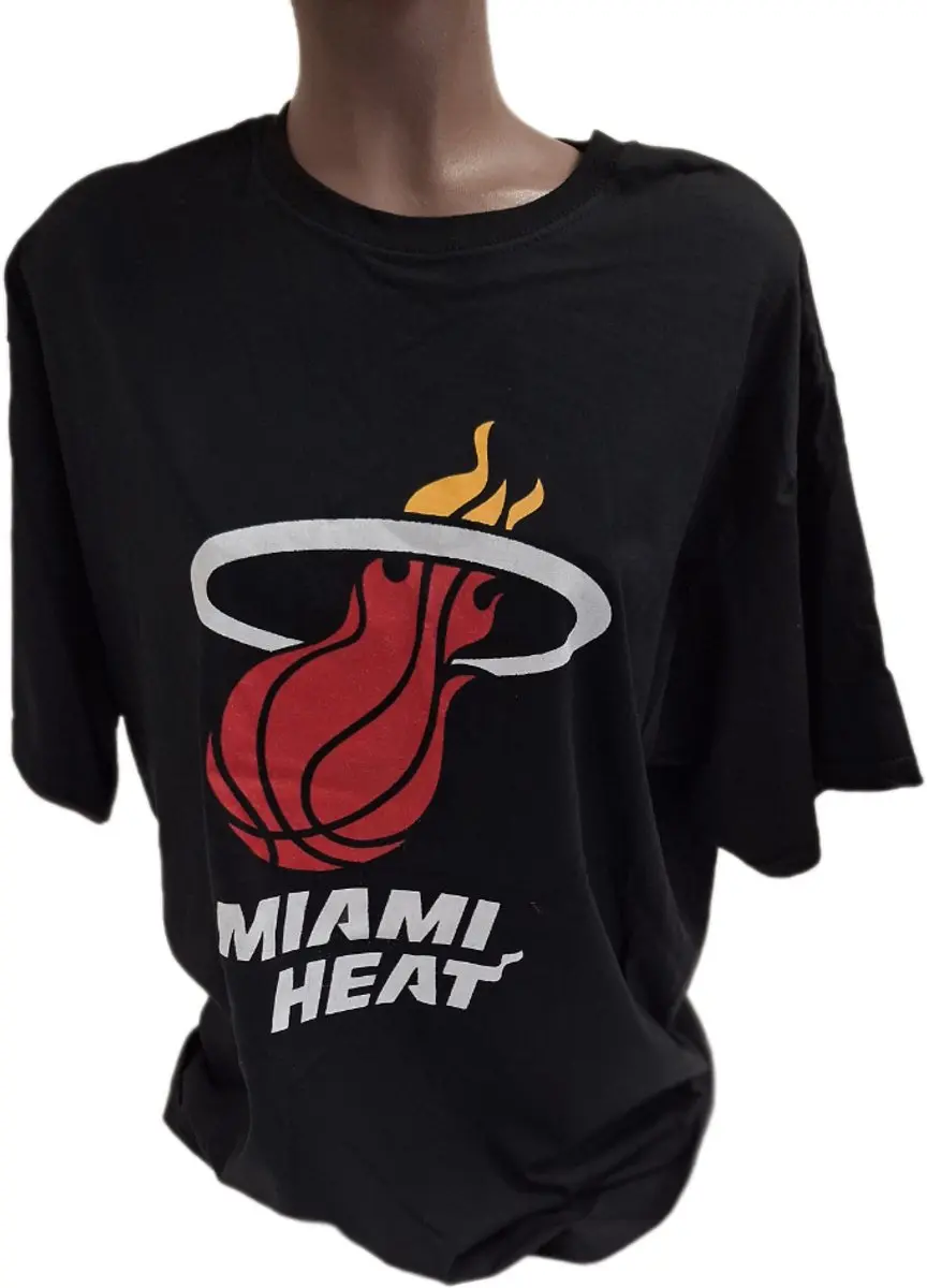 MIAMI HEAT -TSHIRT- BLACK-XXL