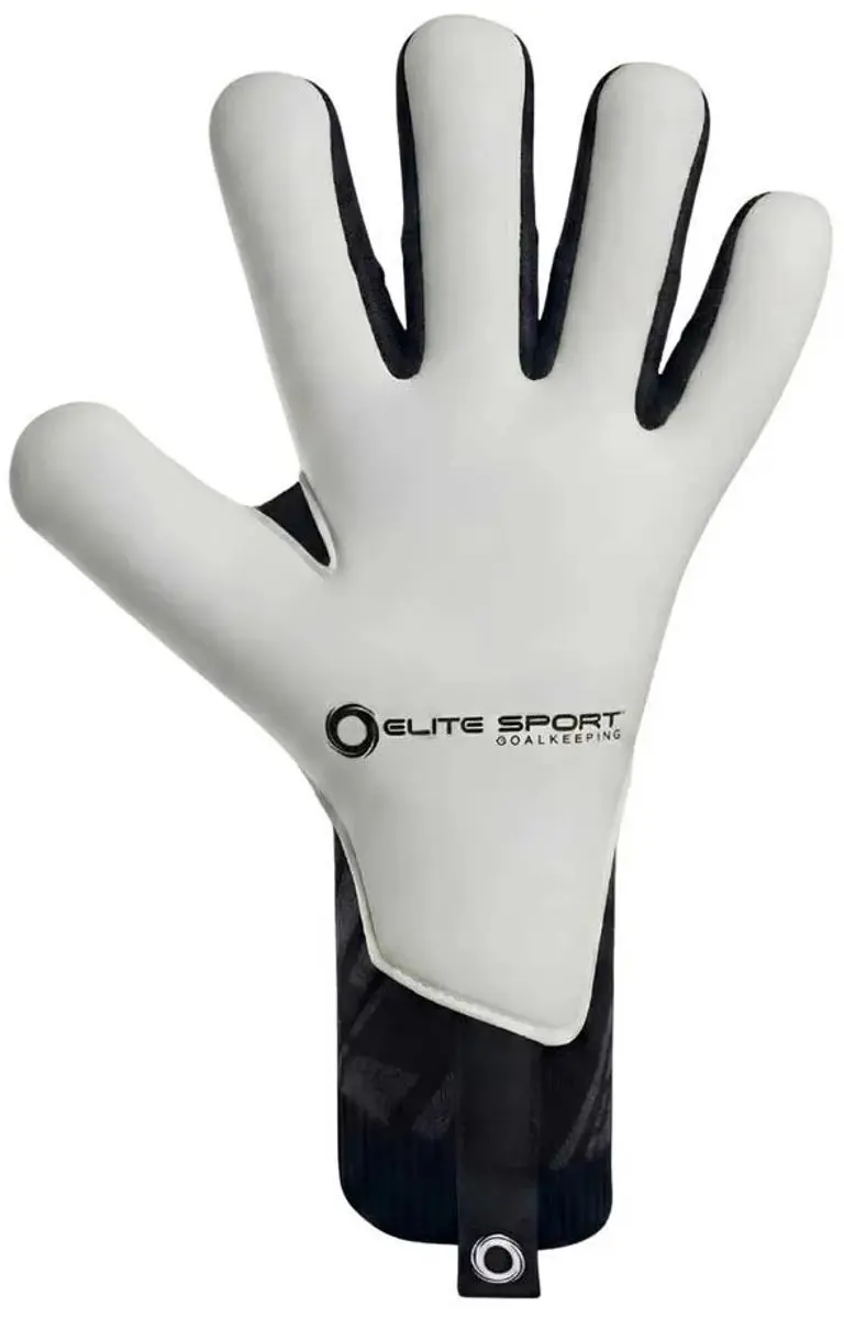 Elite Sport T1B Knit Keepershandschoenen - Zwart/Wit - 8 - afbeelding 3 van 6