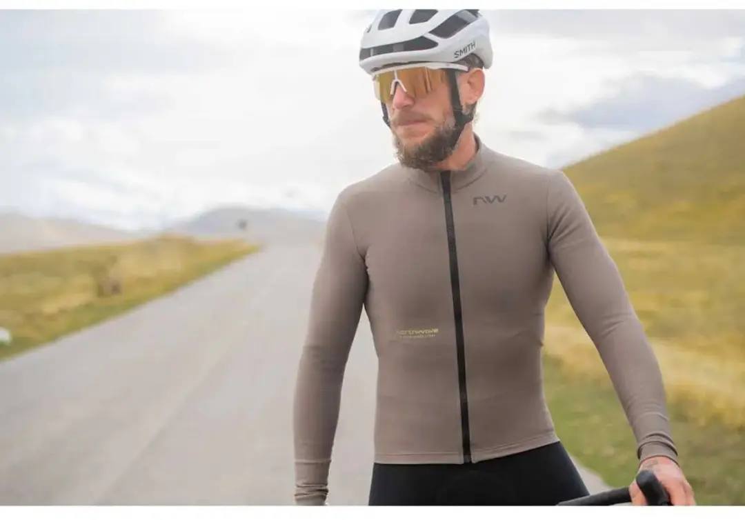 Northwave Extreme Thermal Fietsshirt Lange Mouw - Bruin - afbeelding 4 van 4