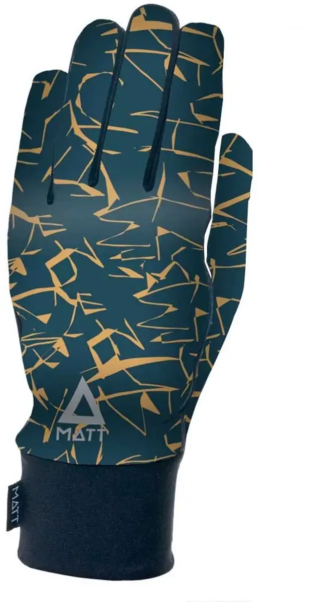 Matt Printed Inner Touch Screen Handschoenen Blauw L Man