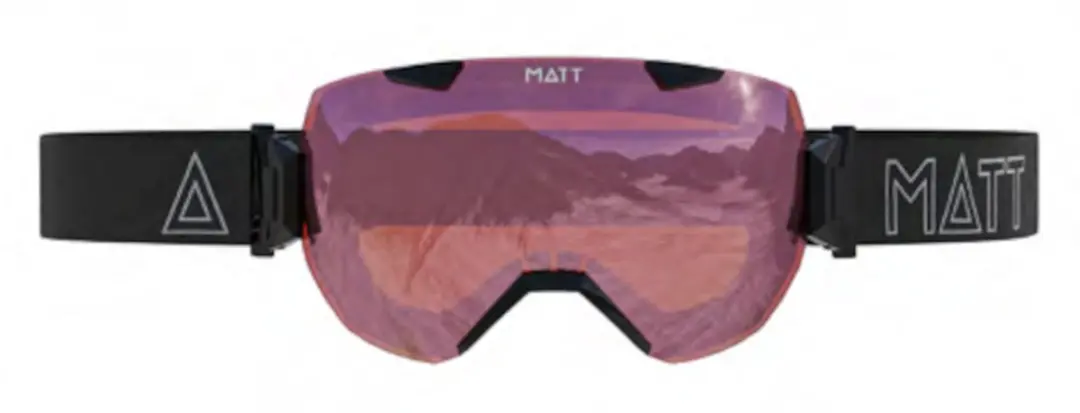 MATT skibril Ski Collectie Synchro Black