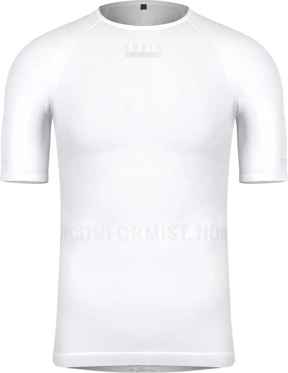 Gobik Limber Skin Korte Mouwen Basislaag Wit XS-S Man