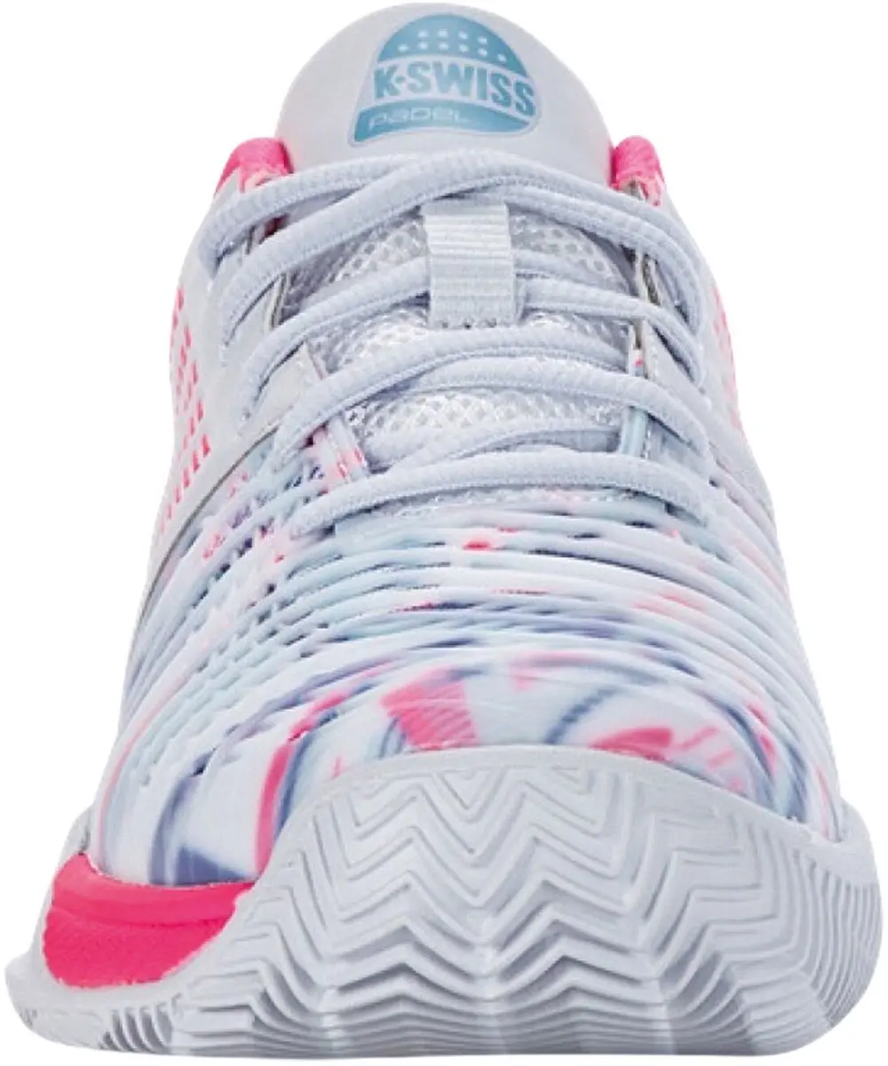 K-Swiss Express Light 3 Padelschoenen Dames - Wit/Roze/Blauw - afbeelding 5 van 6