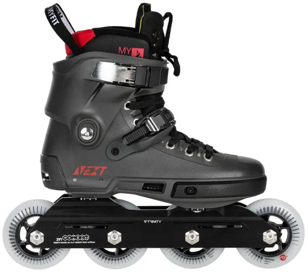 Powerslide Next 90 Inline Skates - Grijs - EU 38-39 - afbeelding 3 van 4
