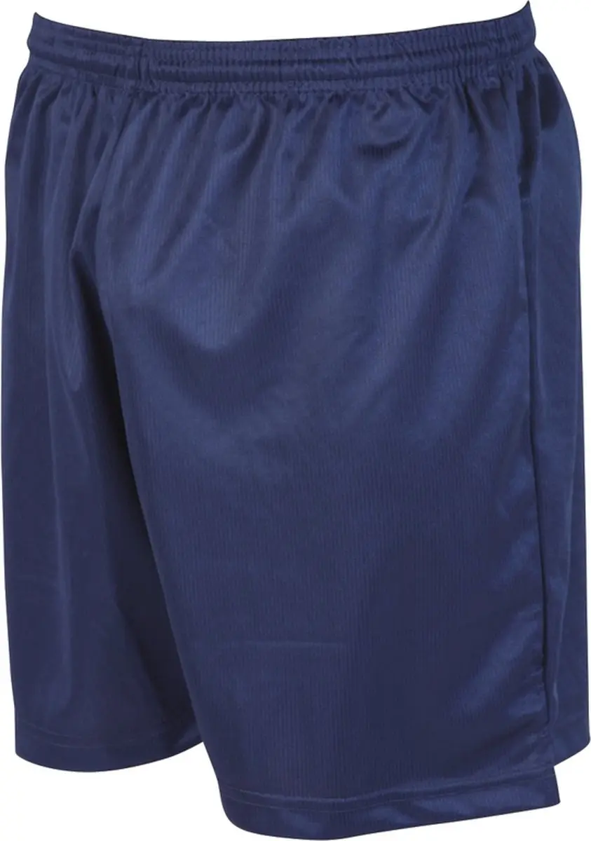 Precisie Microstreep Voetbalshort Junior Navy