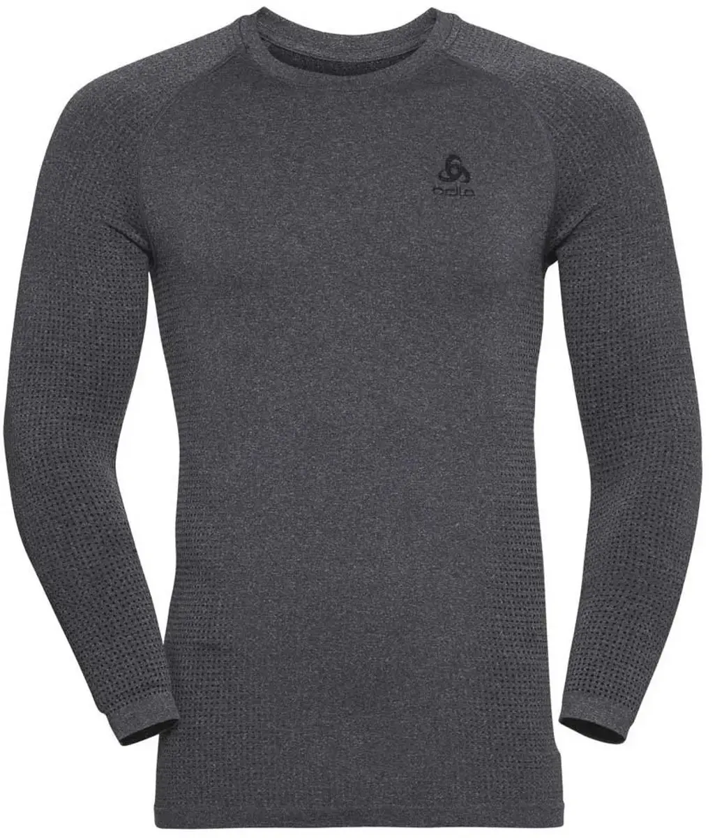 Odlo BL TOP Crew neck l/s PERFORMANCE WARM EC GRIJS