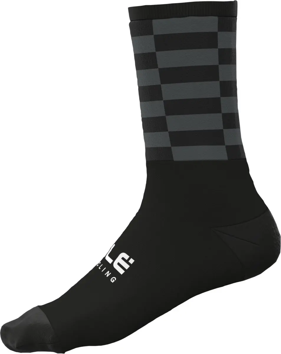 Alé Checker Sokken - Zwart/Wit - 36-39 - afbeelding 2 van 2