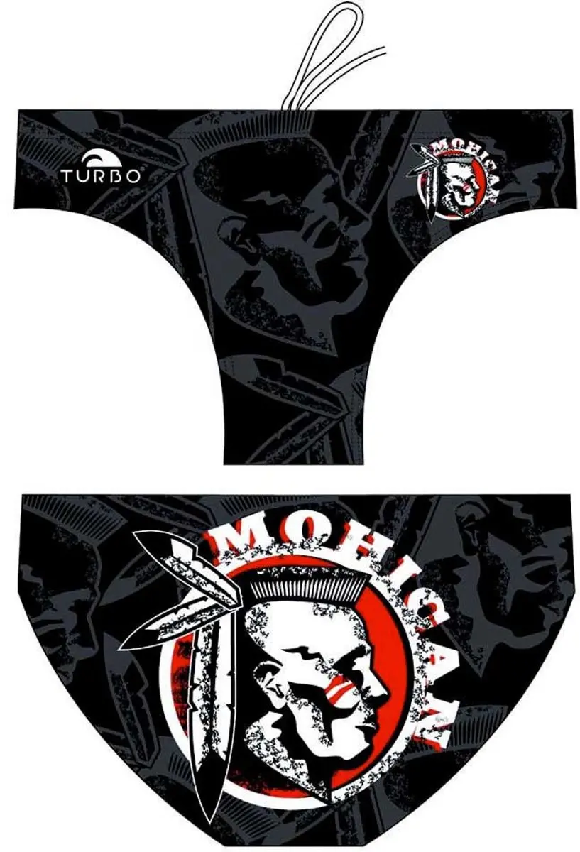 Turbo Mohicano Zwemslip Zwart XL Man