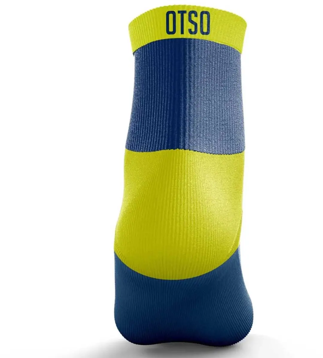OTSO Multi-sport Low Cut Sokken - Electric Blue/Yellow - EU 40-43 - afbeelding 2 van 2