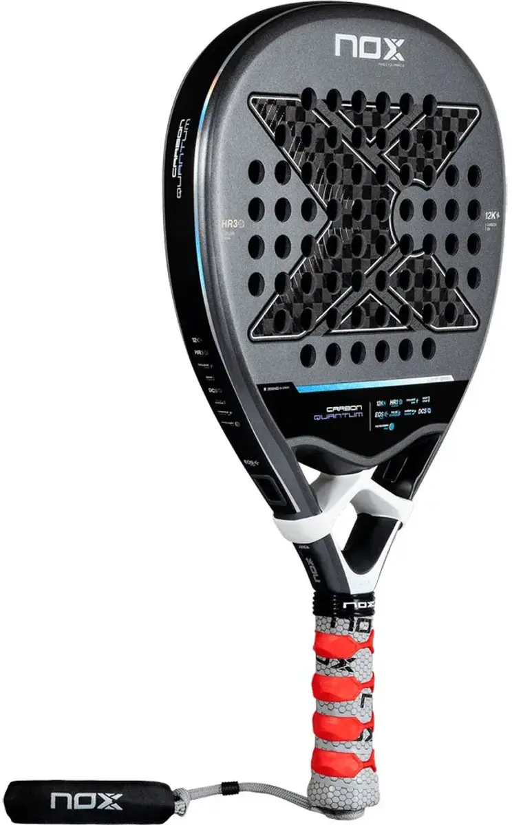 Nox Quantum 12K Padelracket - PLUXQCAR25 - Zwart - afbeelding 5 van 6