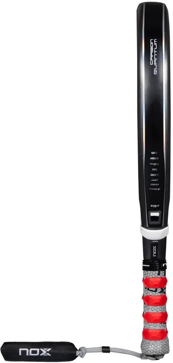 Nox Quantum 12K Padelracket - PLUXQCAR25 - Zwart - afbeelding 2 van 6
