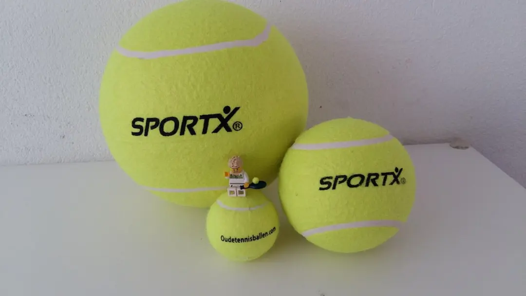 SportX Tennisbal Geel - afbeelding 3 van 5