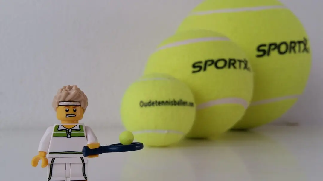 SportX Tennisbal Geel - afbeelding 4 van 5