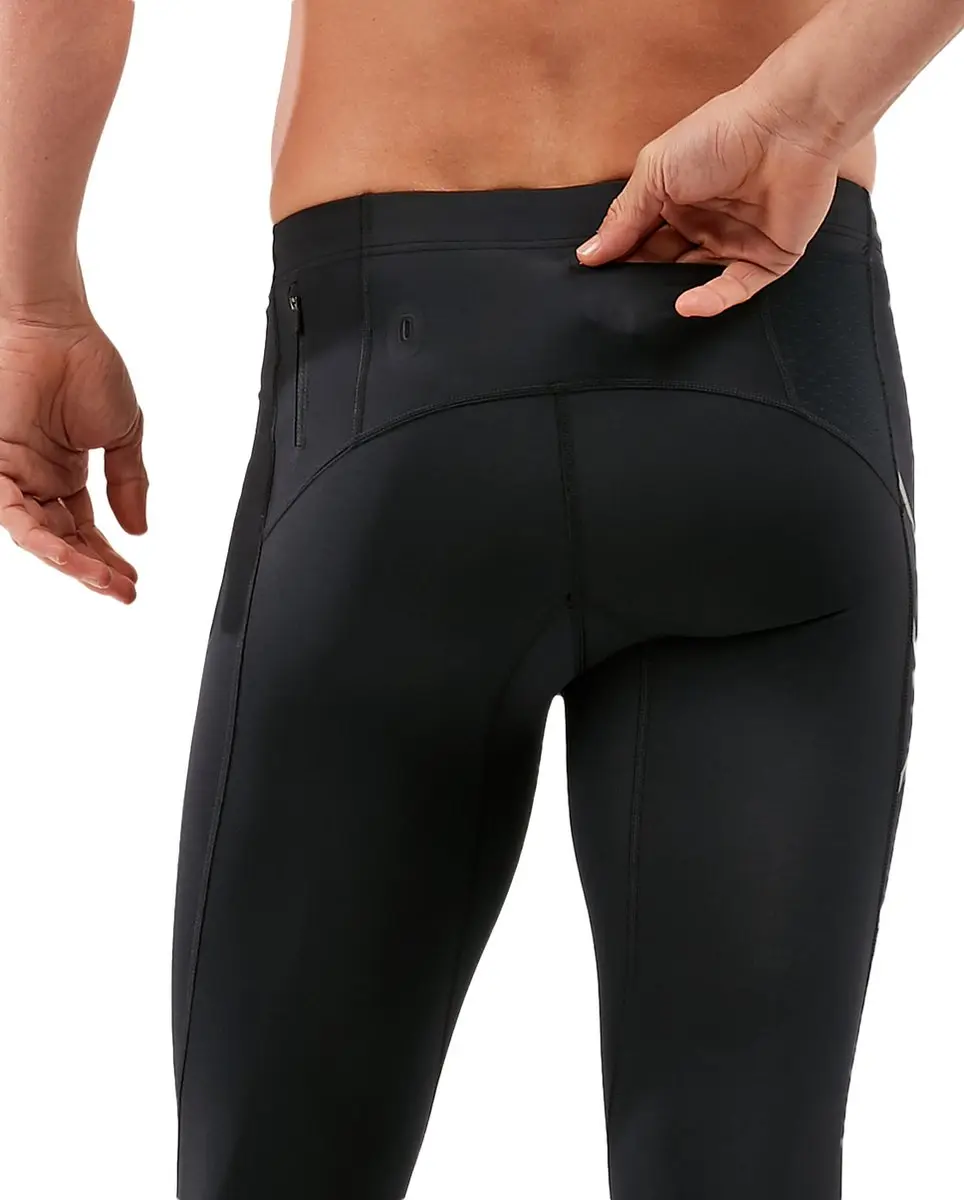 2XU Light Speed Compressie Tights Heren - Zwart - afbeelding 4 van 6