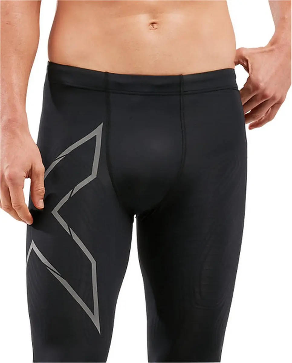 2XU Light Speed Compressie Tights Heren - Zwart - afbeelding 6 van 6