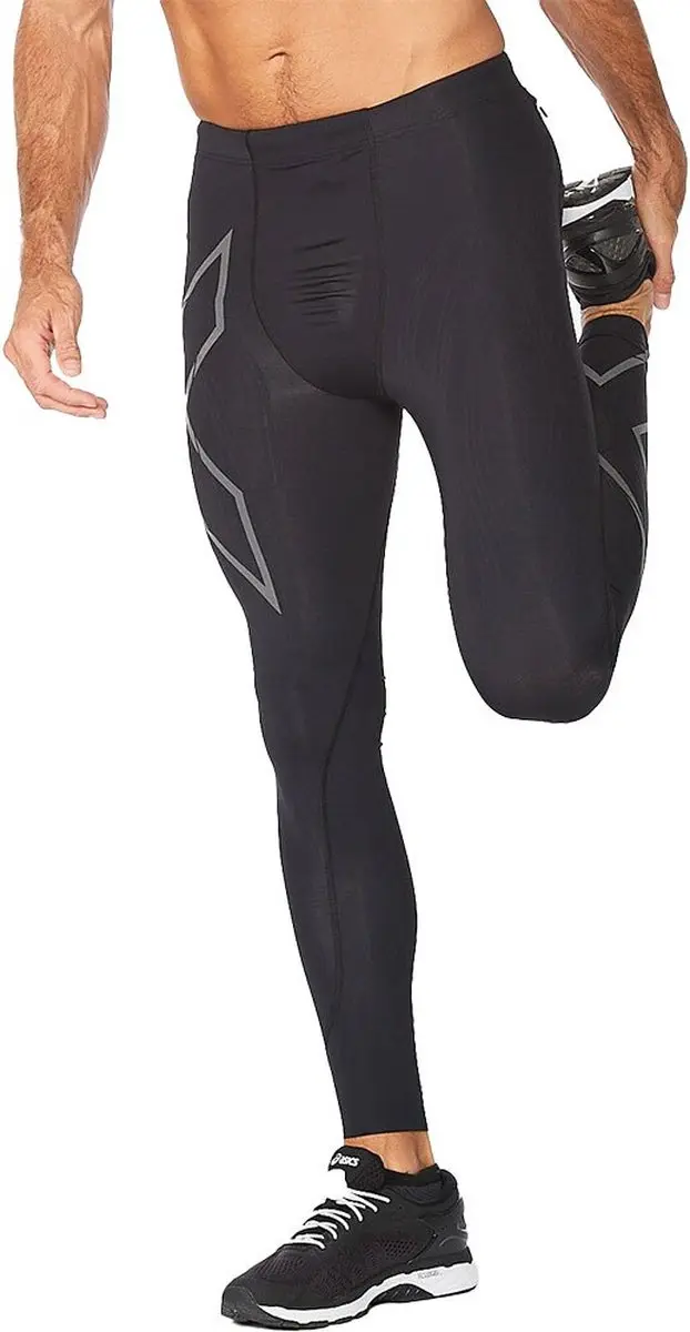 2XU Light Speed Compressie Tights Heren - Zwart - afbeelding 2 van 6