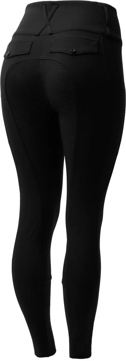 Horze Leonie dames fullseat rijbroek , Black, 36