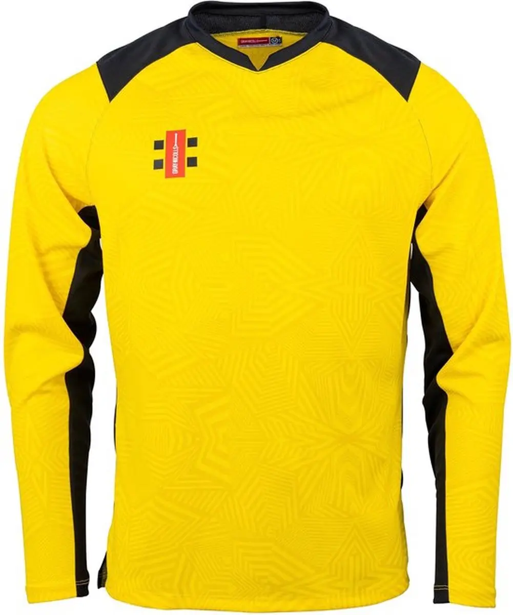 Gray-Nicolls Cricket SHIRT PRO T20 L/S YW/BK 5-6 5