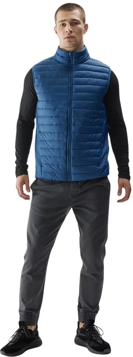 4F Heren Gilet M062 Denim - afbeelding 2 van 5