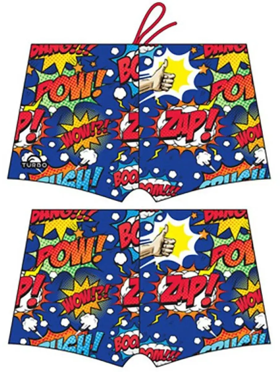 Turbo Boom !!! Zwemboxer Blauw 3XL Man