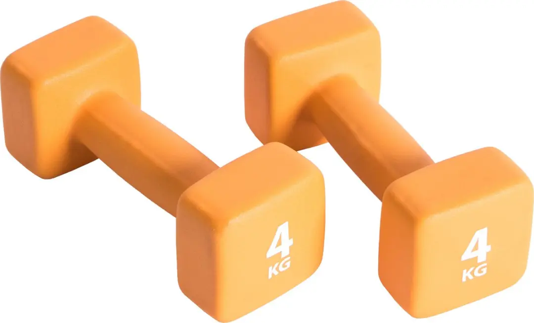 Pure2Improve Dumbbell Set 2x4kg - Neopreen Halters - Oranje - afbeelding 4 van 4