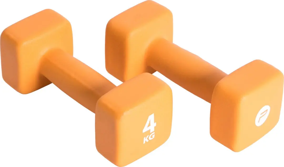 Pure2Improve Dumbbell Set 2x4kg - Neopreen Halters - Oranje - afbeelding 3 van 4