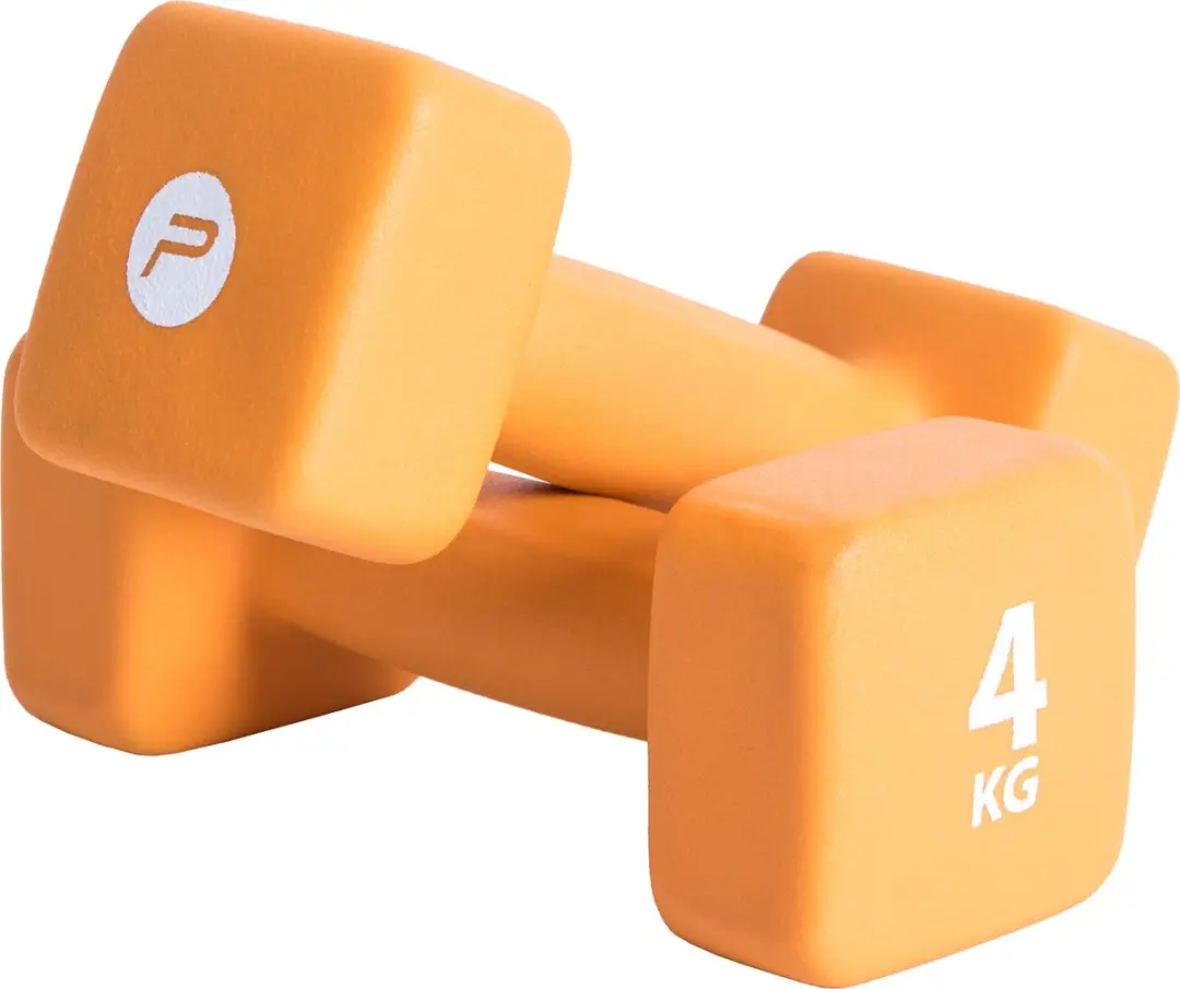 Pure2Improve Dumbbell Set 2x4kg - Neopreen Halters - Oranje - afbeelding 2 van 4