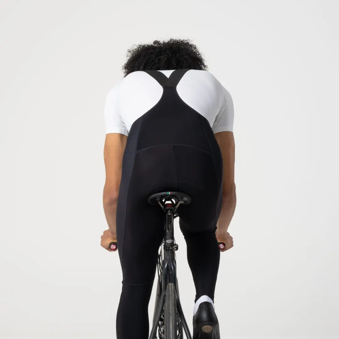AGU Comfort Plus Bibtight Fietsbroek Heren - Winddicht - Zwart - afbeelding 6 van 6