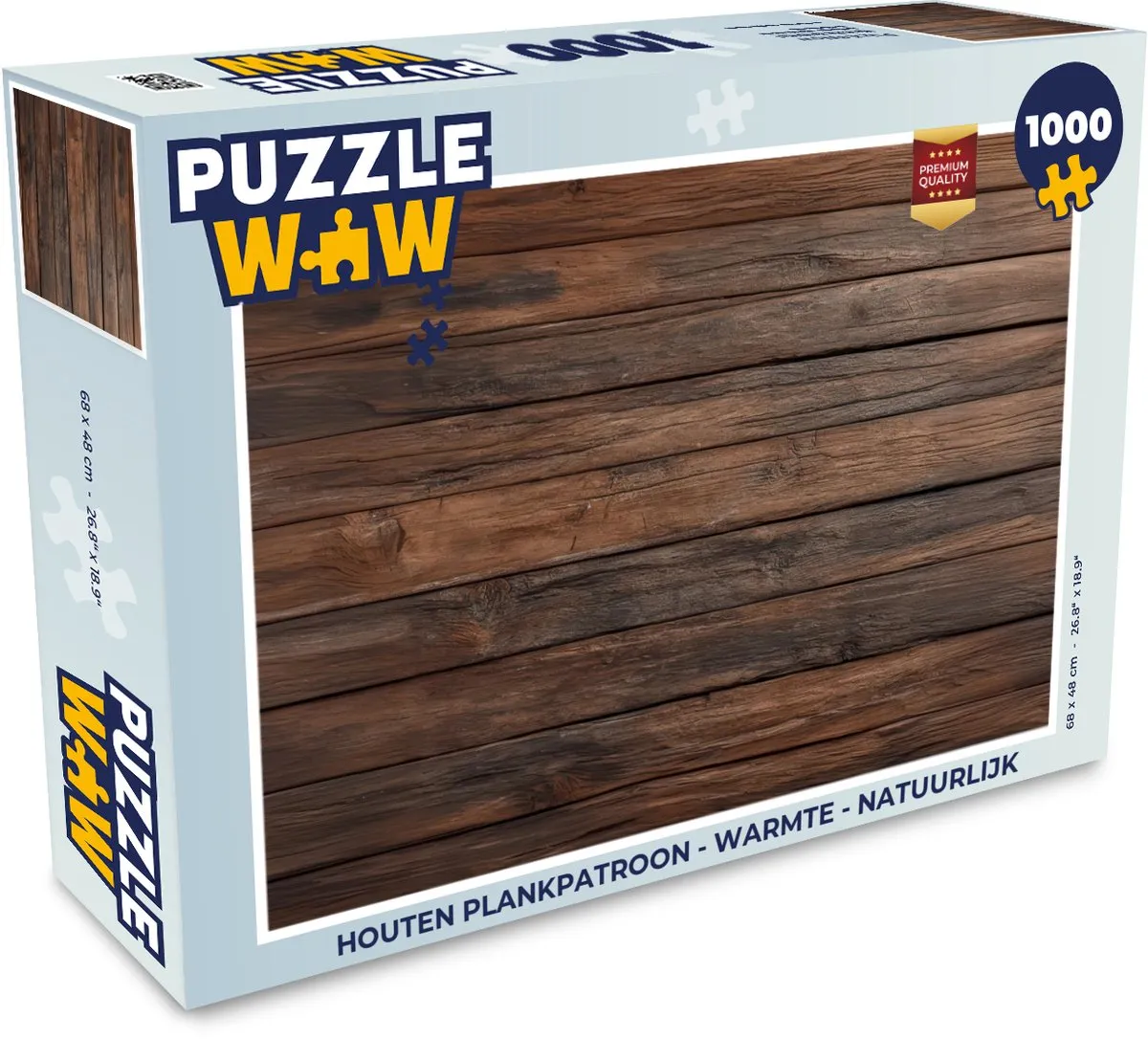 PuzzleWow Houten Legpuzzel 1000 Stuks