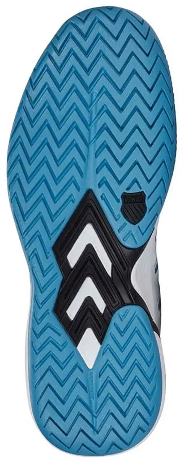 K-Swiss Ultra Court Heren Tennisschoenen - Wit/Zwart/Blauw - afbeelding 3 van 6