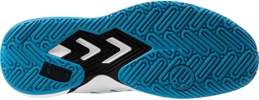 K-Swiss Ultra Court Heren Tennisschoenen - Wit/Zwart/Blauw - afbeelding 6 van 6