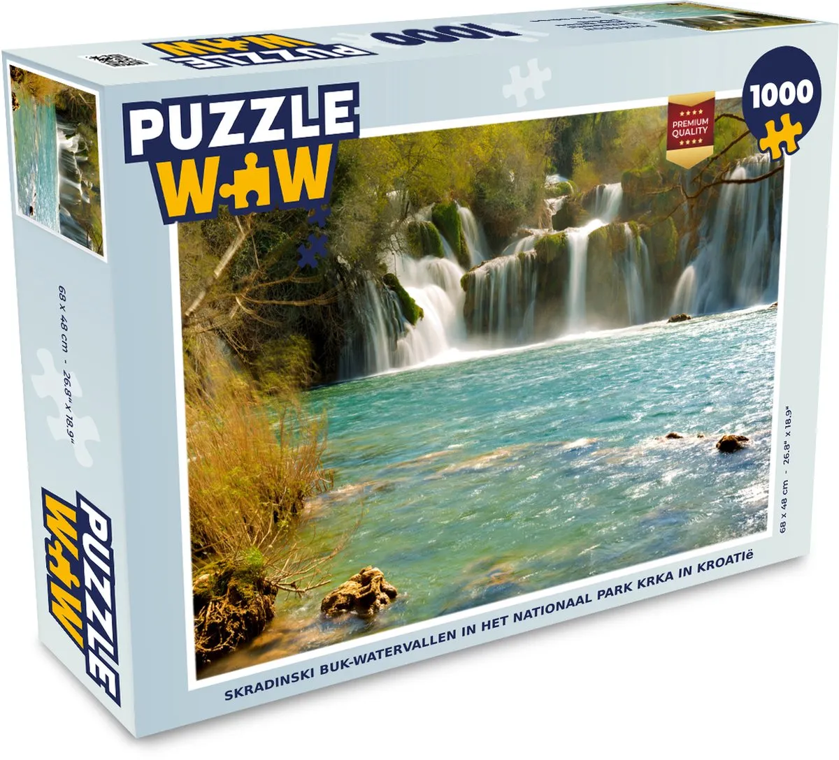 PuzzleWow Skradinski Buk Krka Legpuzzel 1000 Stuks