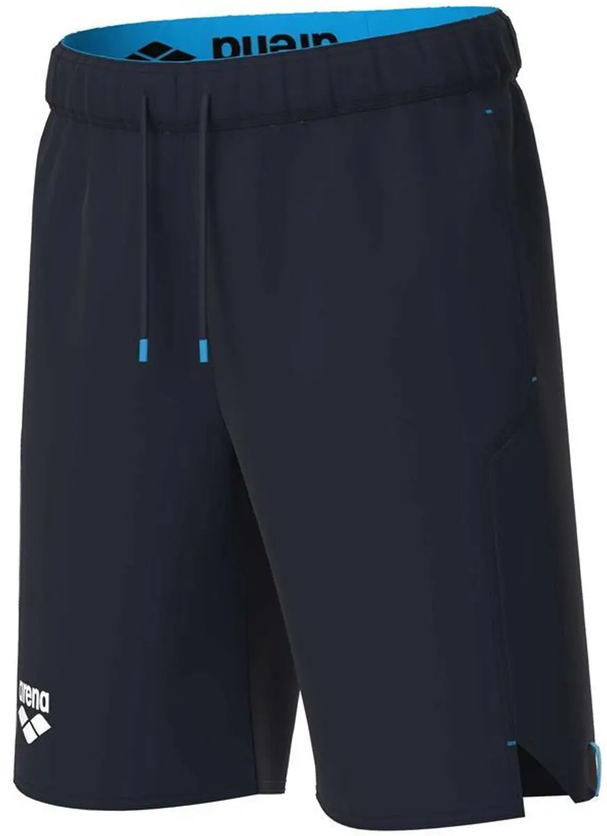 Arena Junior Korte Sportbroek Team Panel Marine