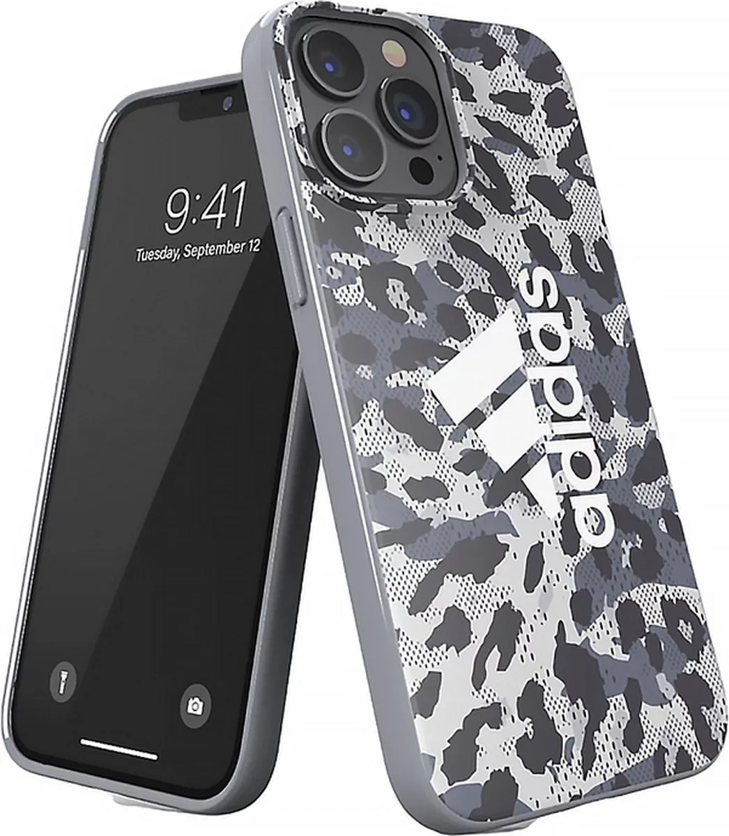 Adidas TPU Hoes iPhone 13 Pro - Grijs/Wit