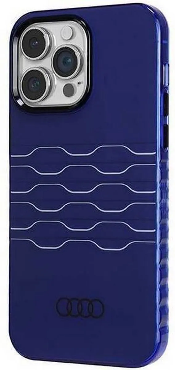Audi IML Grille Pattern Back Case MagSafe iPhone 14 Pro Max