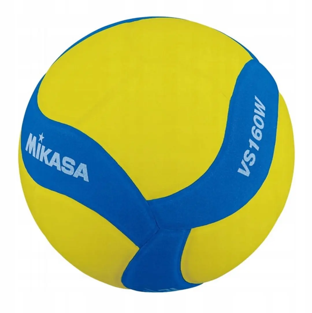 Mikasa VS160W Kindervolleybal - Blauw/Geel - afbeelding 2 van 2