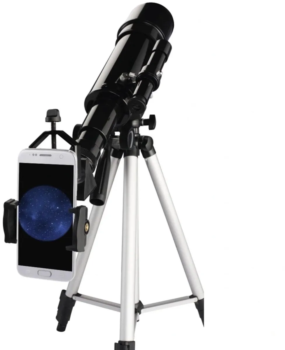 Hama Smartphonehouder voor Verrekijker/Telescoop - Ø 2,5-4,8cm - Wit