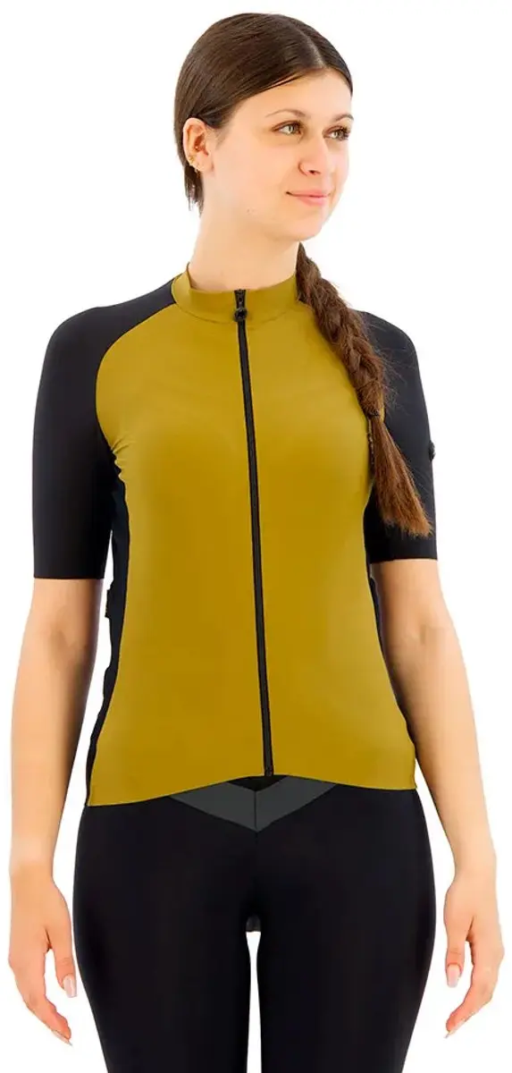 Assos Uma GTV C2 Dames Fietsshirt Korte Mouw - Okergeel - afbeelding 6 van 6