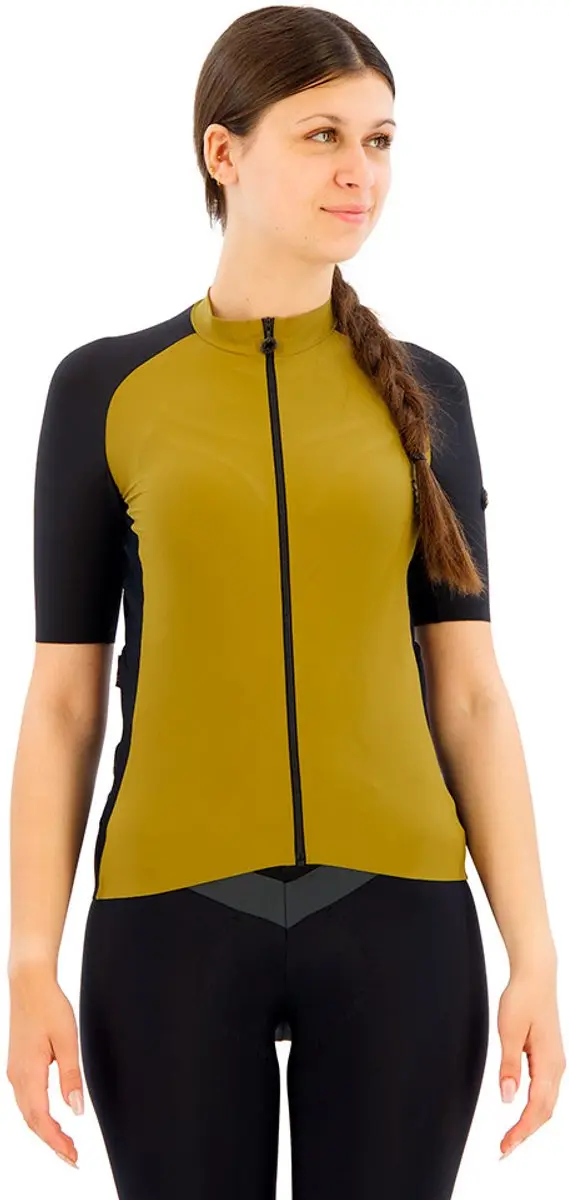 Assos Uma GTV C2 Dames Fietsshirt Korte Mouw - Okergeel