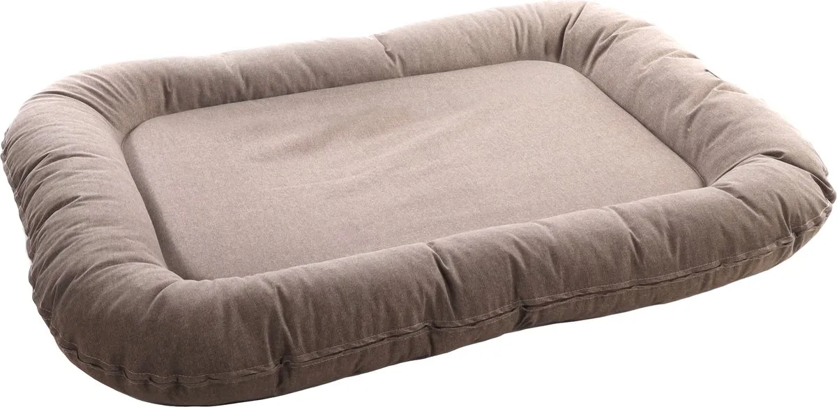 Flamingo Lotta Hondenkussen Ovaal Taupe 120x90x16cm