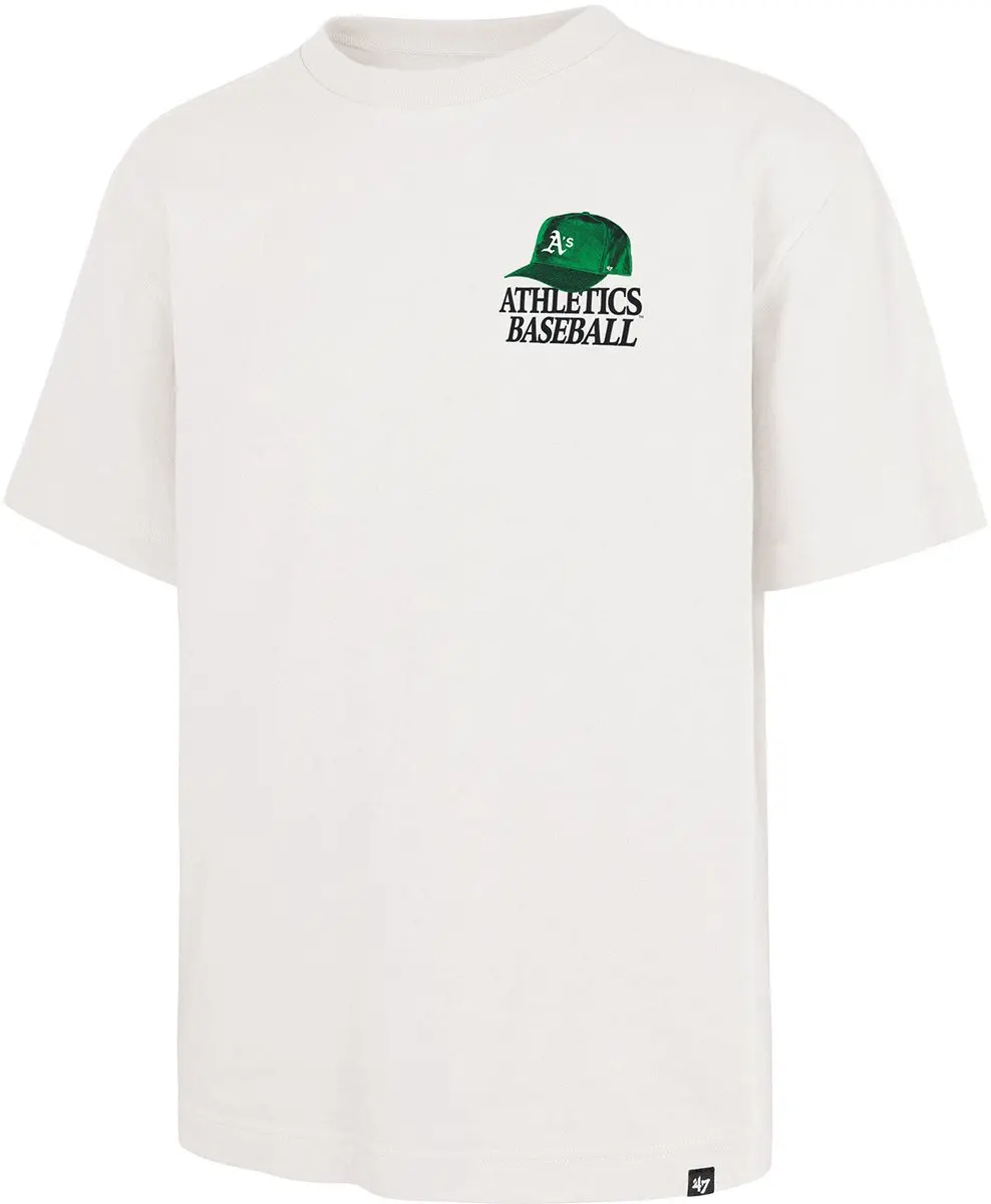 47Brand MLB Athletics Honkbal T-shirt Inthepaper Foundation