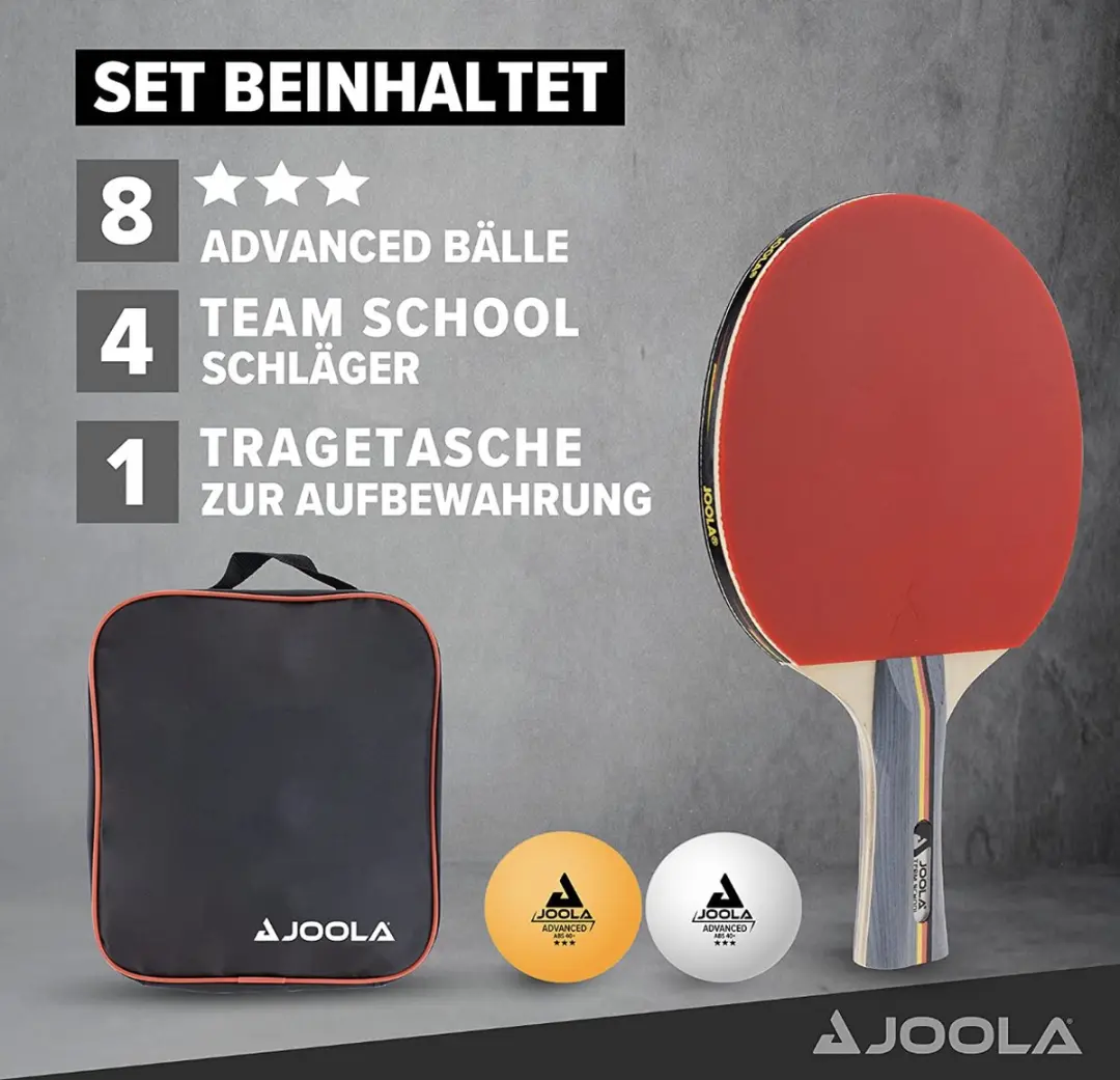 Joola Team School Tafeltennisset - 4 Batjes - afbeelding 2 van 6