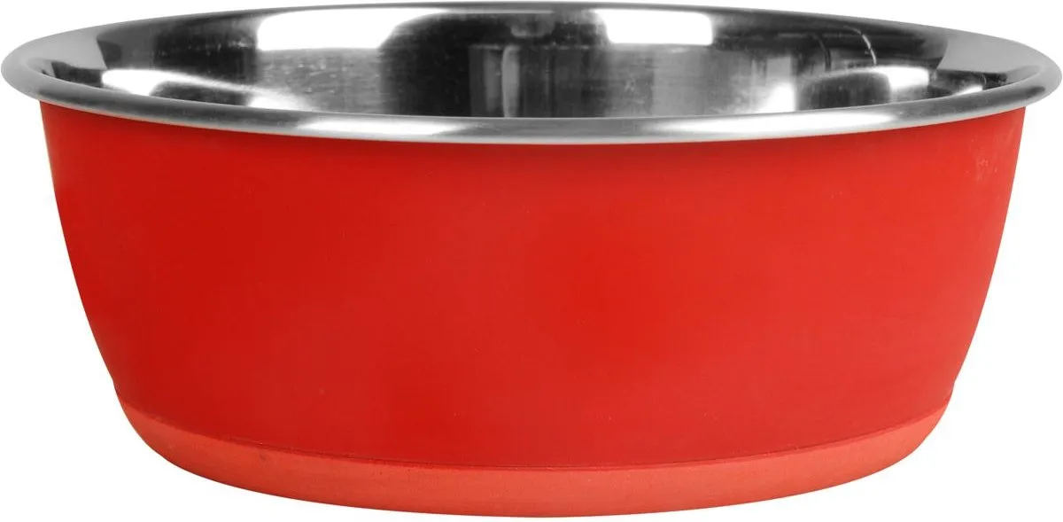 Flamingo Hondenvoerbak Writable - Rood 13x13x5,5cm - afbeelding 6 van 6