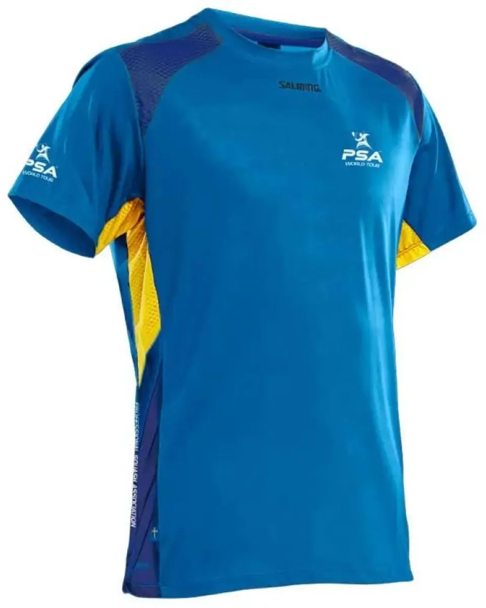 Salming Psa Challenge T-shirt Met Korte Mouwen Blauw 12 Years Jongen