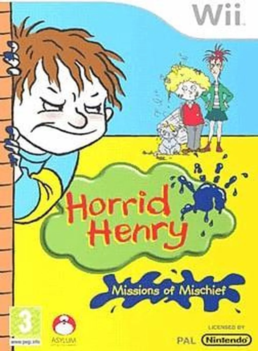 Nintendo Horrid Henry Missions of Mischief Wii