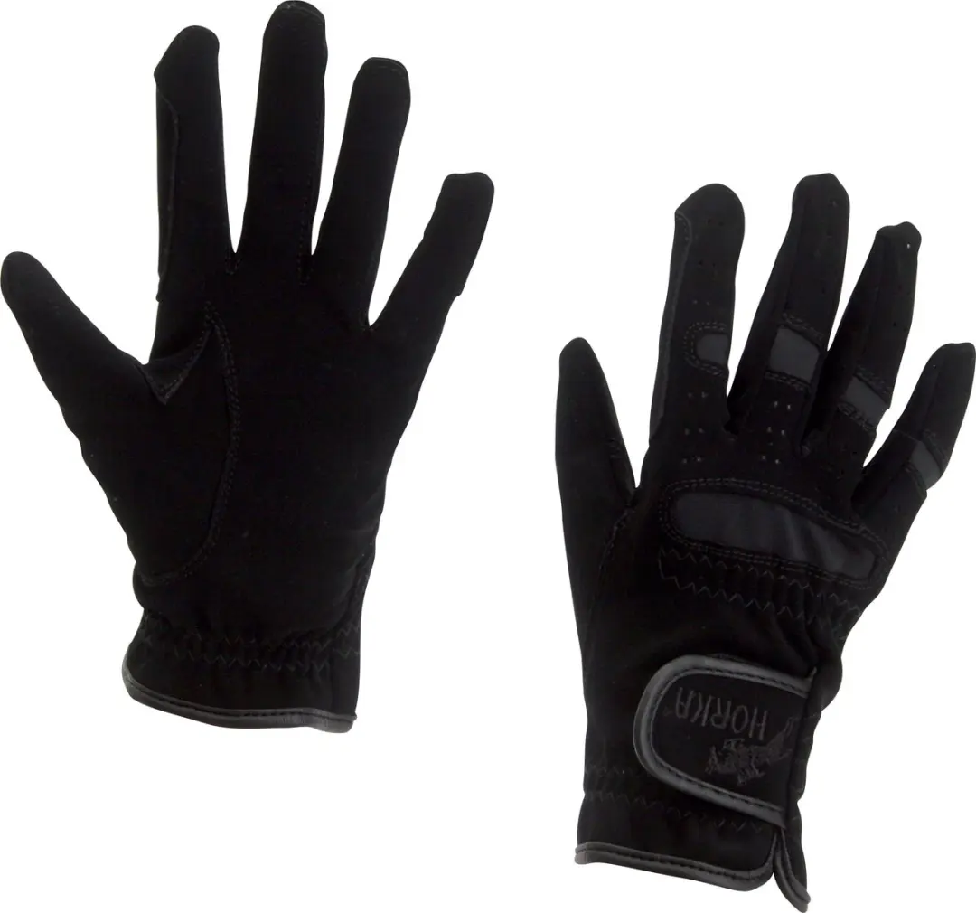 Horka Paardrijhandschoenen Domy Zwart Maat XL