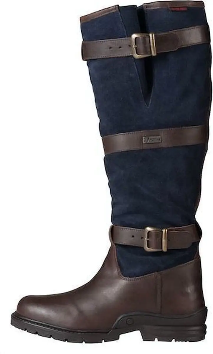 Horka Outdoorlaarzen Highlander Leer/suède Bruin/blauw Maat 39