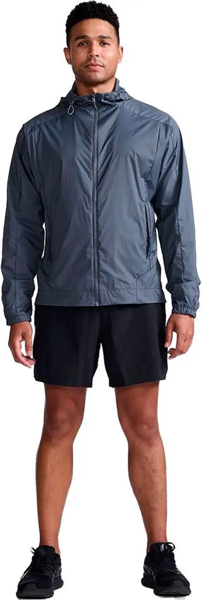 2XU Motion Jas - Turbulence/White - L - afbeelding 4 van 6