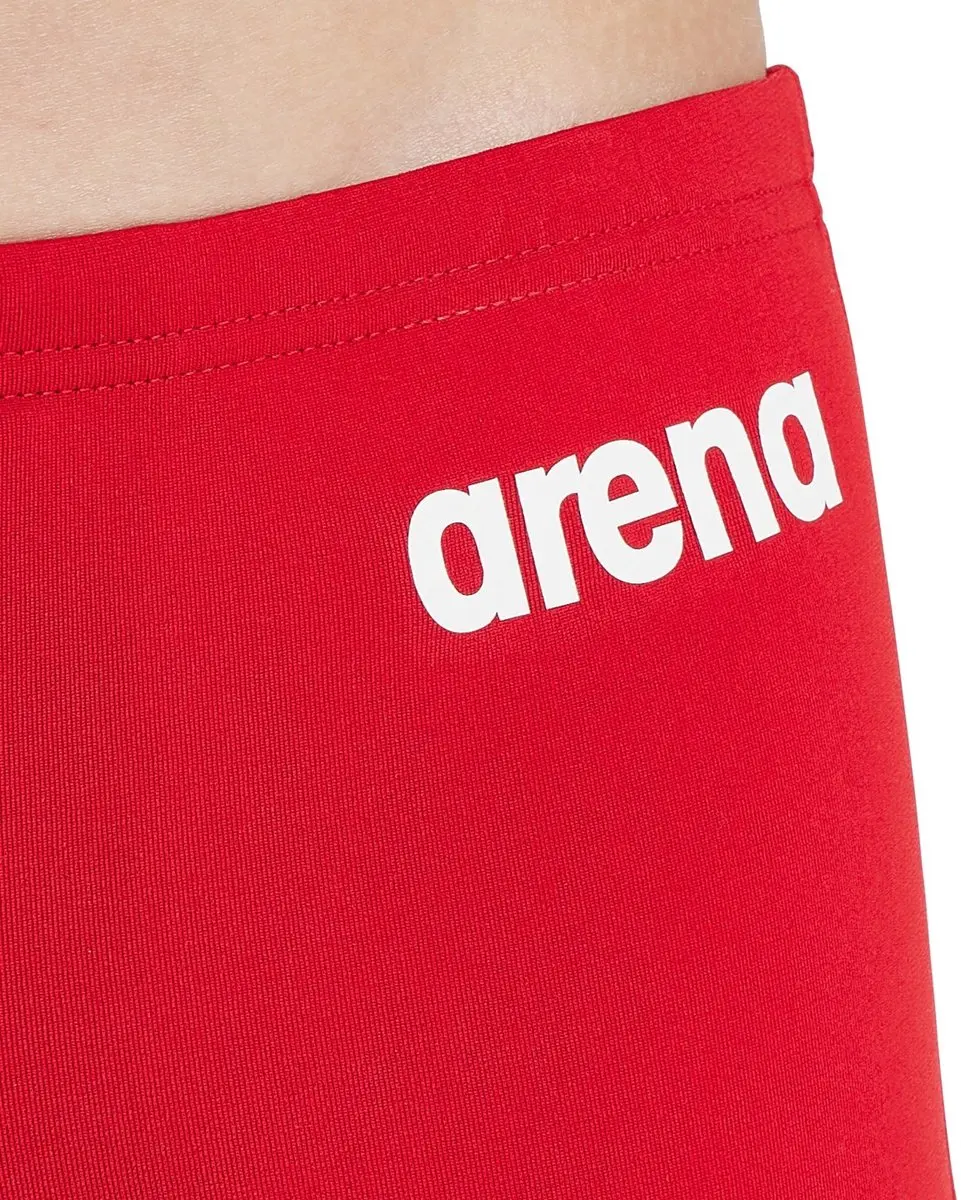 Arena B Team Swim Short Solid - Rood/Wit - Maat 12-13 - afbeelding 3 van 5