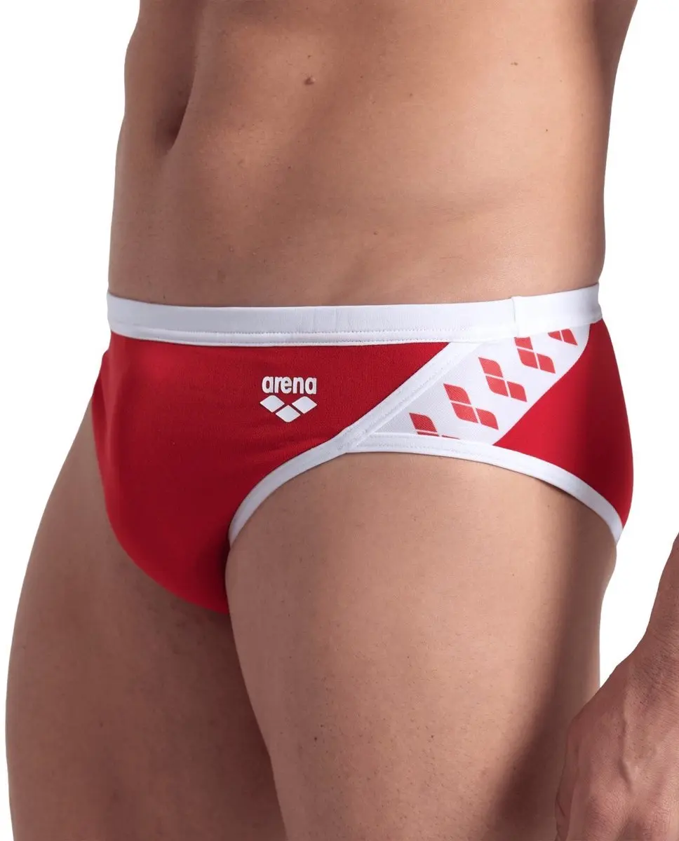 Arena Icons Solid Zwembroek - Rood - afbeelding 6 van 6